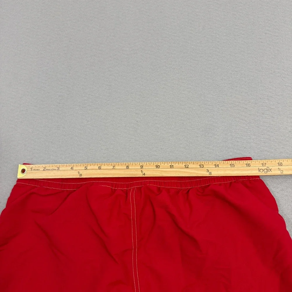 Polo Ralph Lauren Swim Trunks Large Red Traveler Board Shorts Cargo Pocket Pony